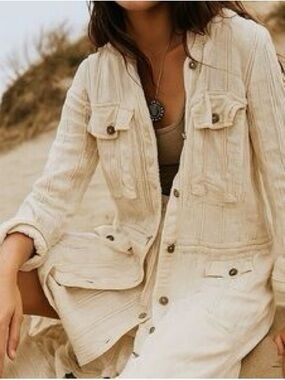 Free People Heirloom Trench Coat